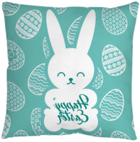 an easter bunny pillow